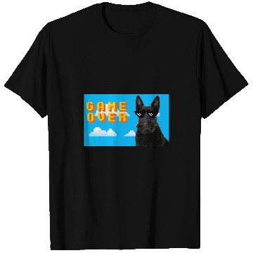 Discover Scottish Terrier Pet 8Bit Game Over T-Shirts