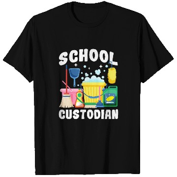 Discover bests School Custodian School Janitor T-Shirts