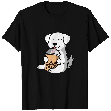 Discover Pyrenees Pet Boba Bubble Milk Tea Great T-Shirts