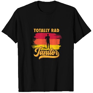 Discover Funny Janitor Custodian Awesome vintages 21 T-Shirts