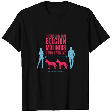 Discover Belgian Malinois Pet Social Distancing Guide T-Shirts