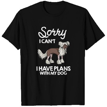 Discover Chinese Crested Pet Powderpuff Dog Puppies Owner Lover 1 T-Shirts