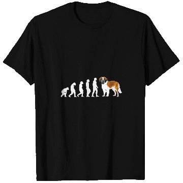 Discover Dog Evolution Saint Bernard T-Shirts