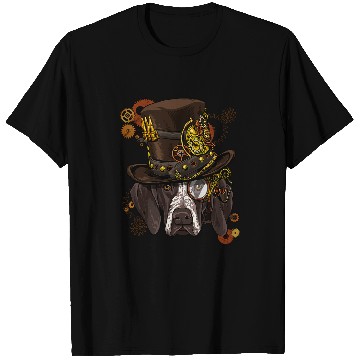 Discover German Shorthaired Pet Steampunk German Shorthaired Pointer GSP Dog Face T-Shirts