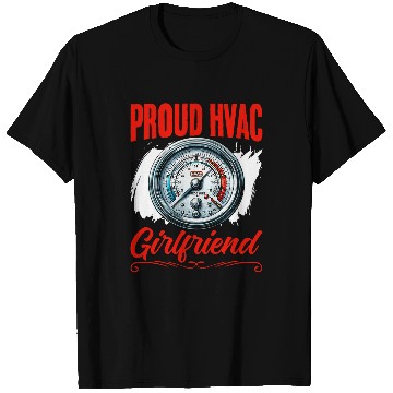 Discover Hvac Girlfriend Hvac Tech Mechanic Repairman HVAC Technician T-Shirts