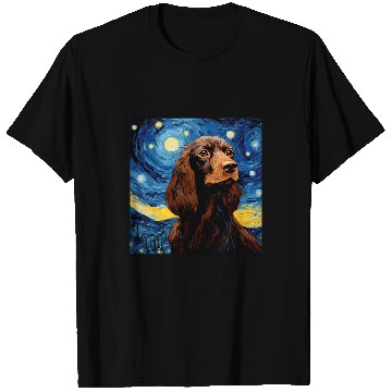 Discover Boykin Spaniel Pet Starry Night For Dog Mom Dog Dad 2 T-Shirts
