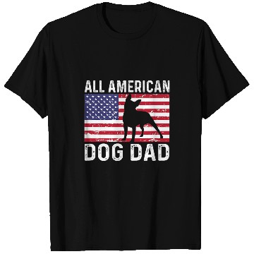 Discover Boston Terrier Pet Distressed Patriotic All American USA Flag 2 T-Shirts