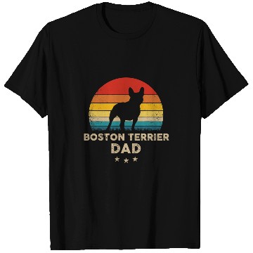 Discover Boston Terrier Pet Dad T-Shirts