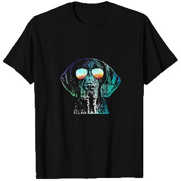 Discover German Shorthaired Pet Rowdy German Shorthaired Pointer Neon T-Shirts