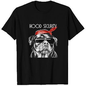 Discover Rottweiler Pet West coast rappers HIP HOP hood security fashion T-Shirts