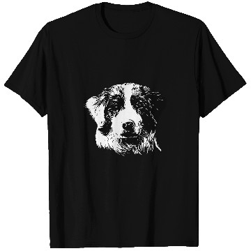 Discover Australian Shepherd Pet Face T-Shirts