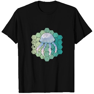 Discover Jellyfish Ocean Animal vintages For Marine Sea Biologists T-Shirts