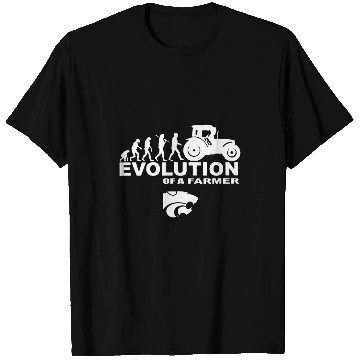 Discover Kansas State Wildcats Farmer Evolution T-Shirts