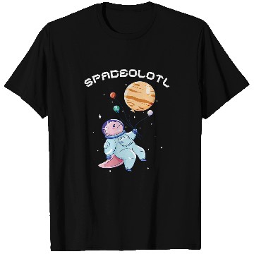 Discover Solar System Astronaut Axolotls Space Planets Space Astronomy T-Shirts