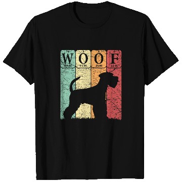 Discover Schnauzer Dog Periodic Table Elements Mini Schnauzer Woof 1 T-Shirts