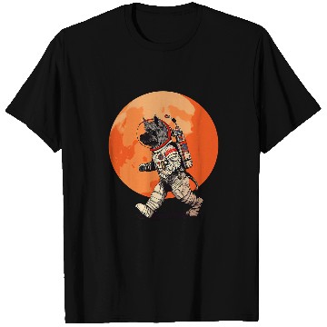 Discover Schnauzer Mars Funny Dog Astronaut 1 T-Shirts