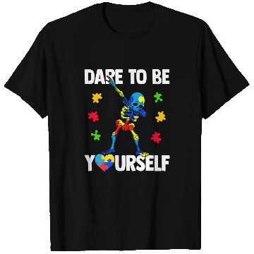 Discover Autism Puzzle Dare To Be Yourself Autism Awareness 21 T-Shirts