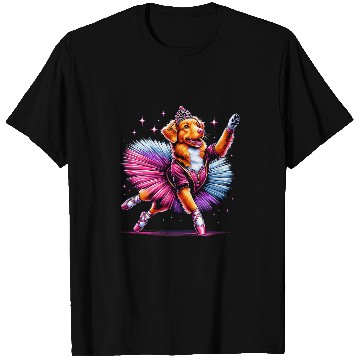 Discover Ballerina Nova Scotia Duck Tolling Retriever Dancing T-Shirts
