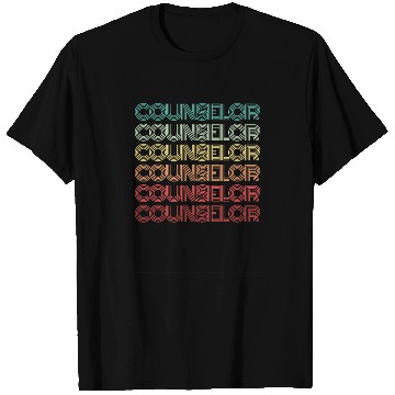 Discover Retro COUNSELOR Classic Summer Camp Teacher Instructor Coach T-Shirts