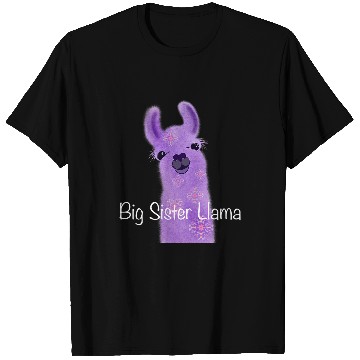 Discover Llama Pet Big sister llama design T-Shirts