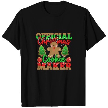 Discover Christmas Cookie Maker xmass Baker Baking Holiday Ugly T-Shirts