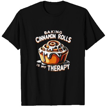 Discover Cinnamon Baker Enthusiast Baking Lover Design 3 T-Shirts