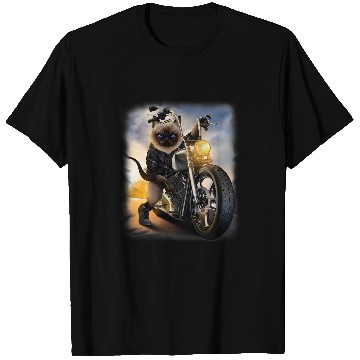 Discover Biker Cat Riding Chopper Motorcycle 21 T-Shirts