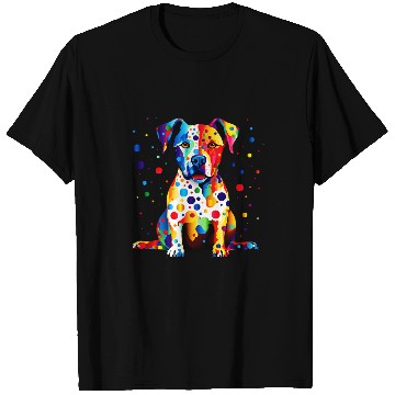 Discover Pitbull Pet September Dot Day Pitbull Polka Dot Dog Lovers Design T-Shirts