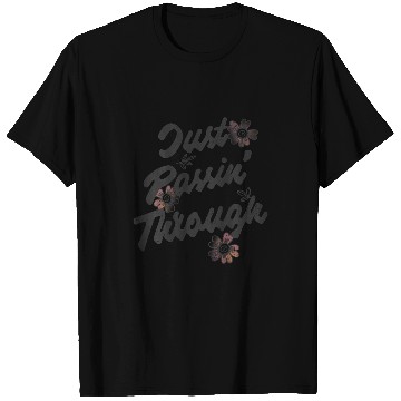 Discover American Motorcycle Highway Tour 79 Just Passing   Back T-Shirts