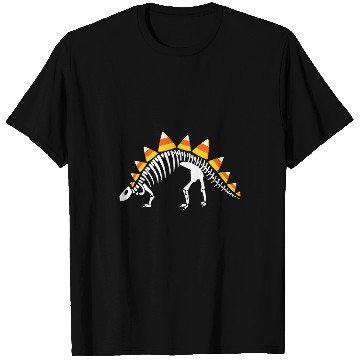 Discover Dinosaur Pet Funny Spookysaurus Candy Corn Dinosaur Halloween T-Shirts