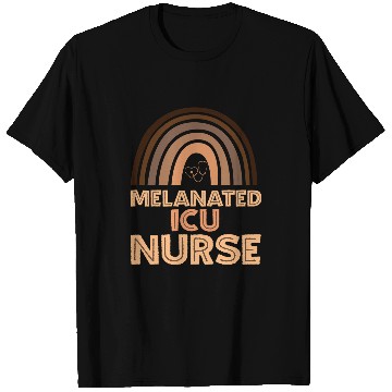 Discover Black Intensive Care Unit nurses Week Appreciation Melanated T-Shirts