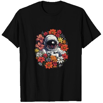 Discover astronaut in flowers cottagecore style for astronauts 3 T-Shirts