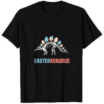 Discover Dinosaur Pet Funny Easterasaurus Stegosaurus Egg Dinosaur Happy Easter T-Shirts
