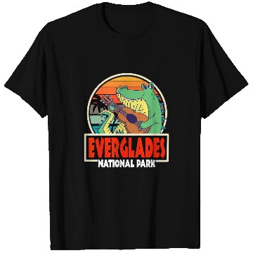 Discover Alligator Pet America National Park Everglades Design Crocodile with T-Shirts