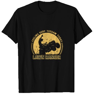 Discover Feeling Very Yeehaw Today Funny Farmer Retro Lawn Ranger T-Shirts