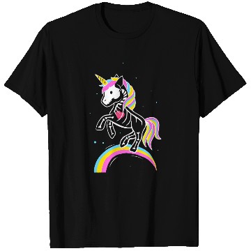 Discover Unicorn Pet Colorful Unicorn Rainbow 2 T-Shirts