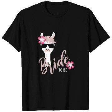 Discover Llama Pet Bride to be llama alpaca bachelorette Party T-Shirts