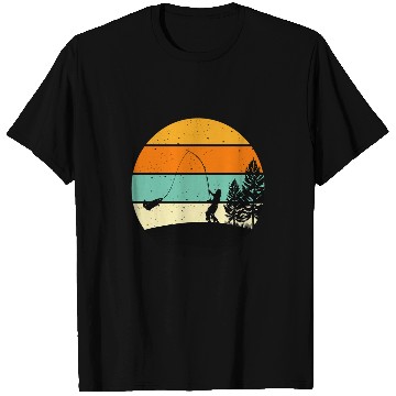 Discover Fishing Fun fishermen fishing at the lake vintages retro nostalgia T-Shirts