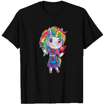 Discover Unicorn Pet Hairdresser I Love My Job Hairdresser T-Shirts