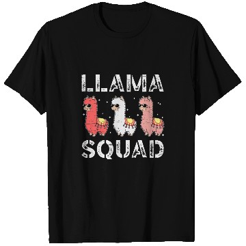 Discover Llama Pet Squad Animal Fur Alpaca Wool T-Shirts