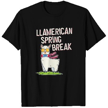 Discover Llama Pet Spring Break T-Shirts