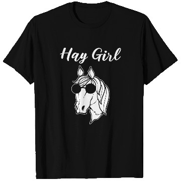 Discover Horse Pet Hay Girl Equestrian T-Shirts