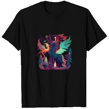 Discover Unicorn Pet Phoenix Magic Fantasy Creatures T-Shirts