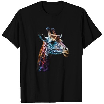 Discover Giraffe Pet Animal Print Art T-Shirts