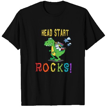 Discover Unicorn Pet Back to school Head start rocks dinosaurunicorn T-Shirts