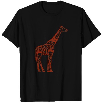 Discover Giraffe Pet Mandala T-Shirts