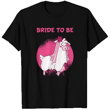 Discover Llama Pet Bride To Be Alpaca Llama Wedding Hen Party T-Shirts