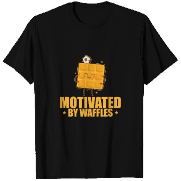 Discover Motivated by Waffles Dough Pastry Snack T-Shirts