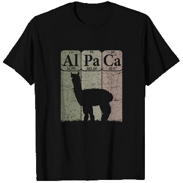 Discover Llama Pet Periodic Table Elements Llama Alpaca vintages 21 T-Shirts