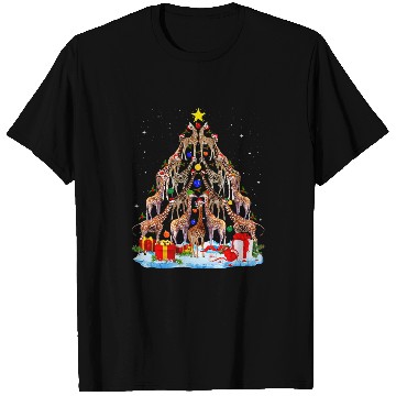 Discover Giraffe Pet Christmas Tree Cute  6 T-Shirts